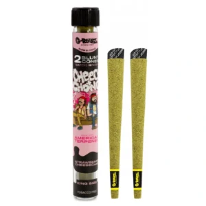 strawberry cheesecake prerolled cone